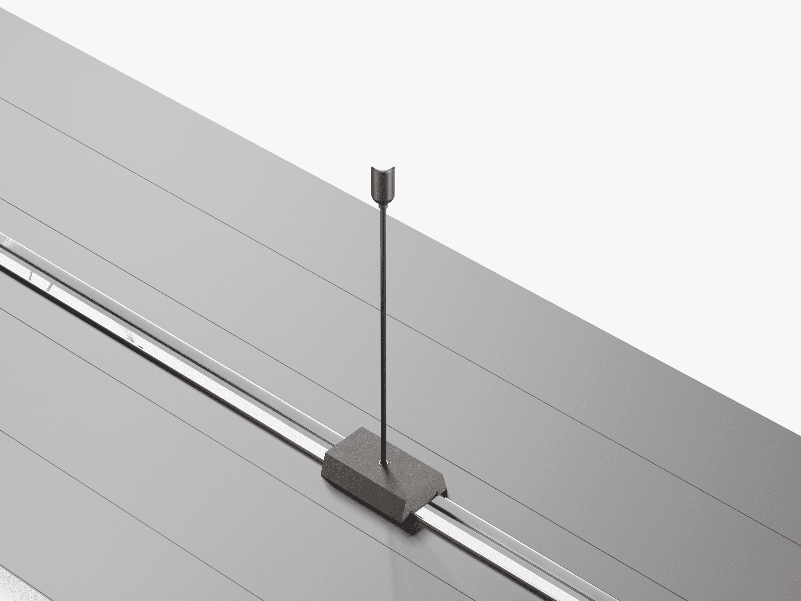 Table B Workplace Studio Accessories Tall Lamp Light